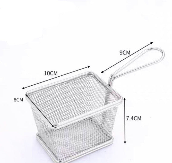 Spaghetti Pasta Scampi Noodle Basket Boiling Frying Catering Utensils