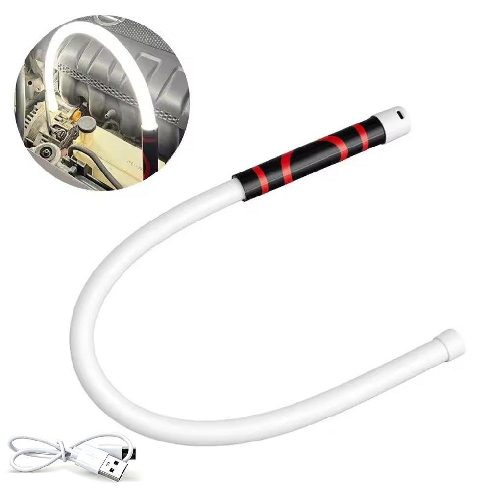 75.5cm Flexible LED Flashlight Stick Bendable Work Light With 3 Brightness Modes