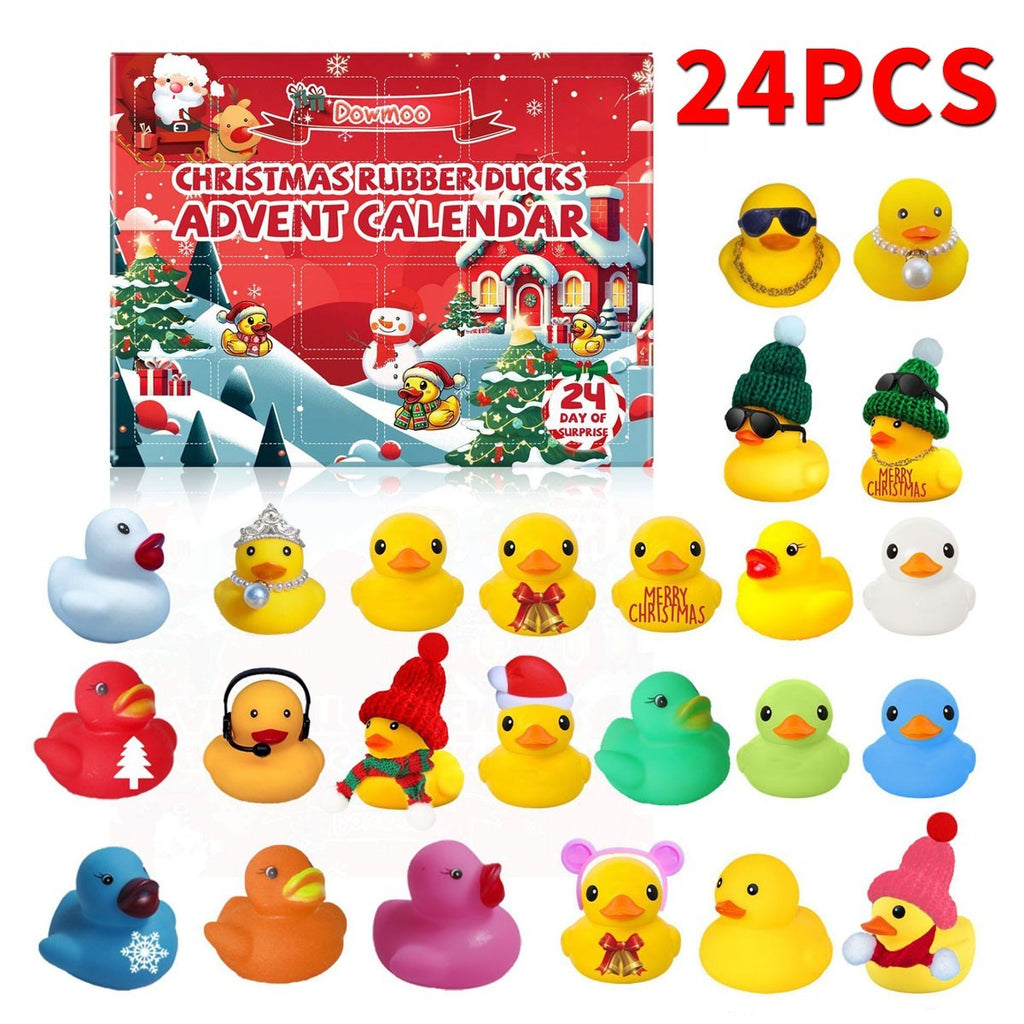Rubber Duck Advent Calendars 2026-24 Days Christmas Countdown Calendar Xmas Gift