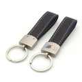 For BMW M Logo Metal + Leather Key Ring Keychain For M3 M4 M5 M135i 1M Sport