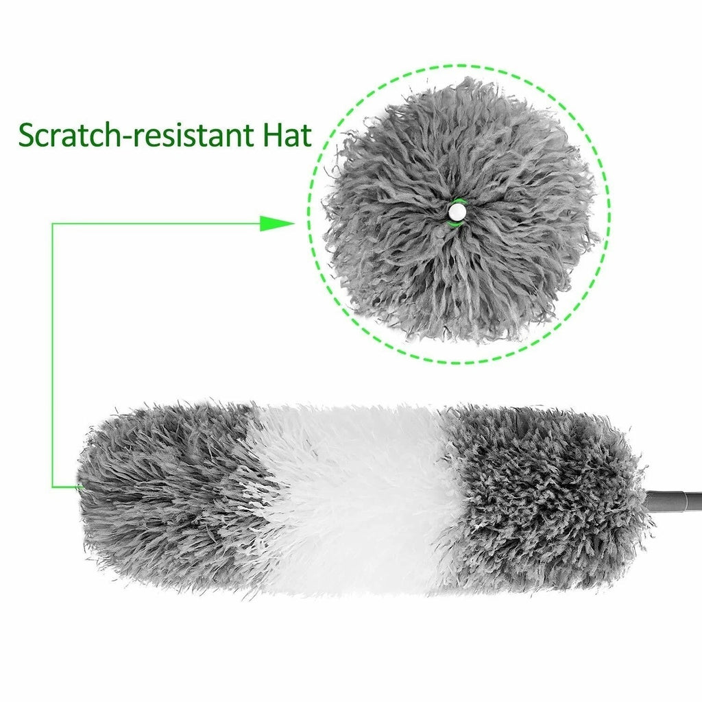 2.8m Extra Long Microfiber Duster for Cleaning Fan, High Ceiling, Blinds