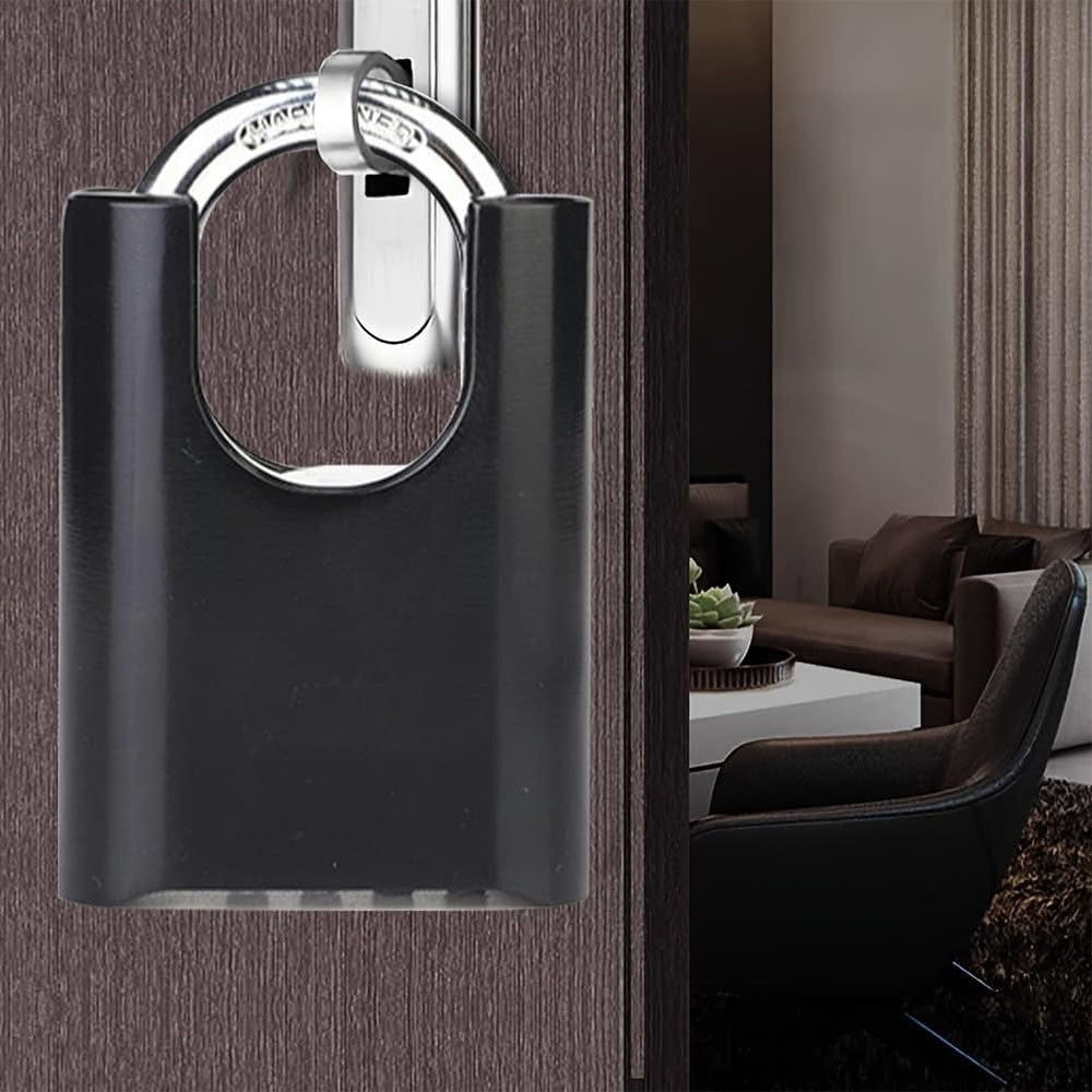 Large Heavy Duty Combination Padlock Outdoor, [Anti-Cutting] [Waterproof]