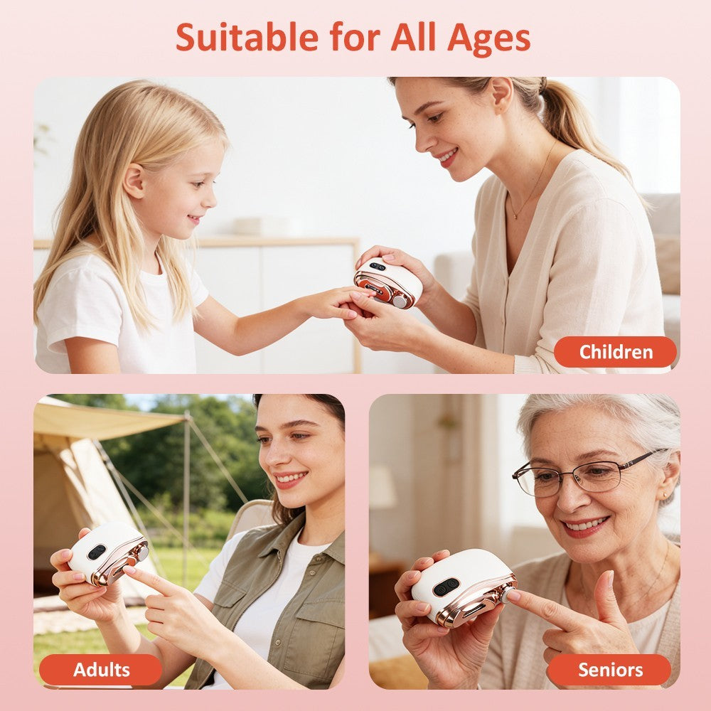 Electric Nail Clippers & Toenail Cutter for Adults and Elderly USB Rechargeable