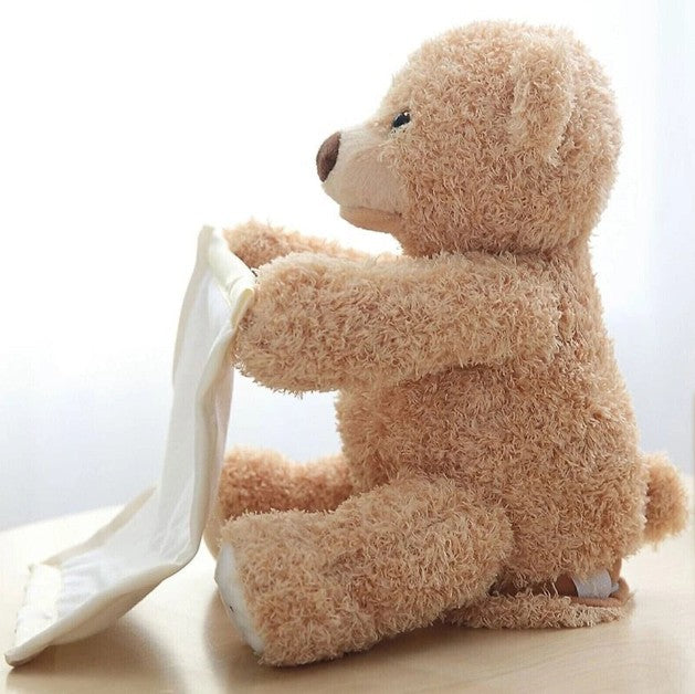 Peek-A-Boo Teddy Bear Plush Interactive Soft Toy Doll Kids Adults Birthday Gift
