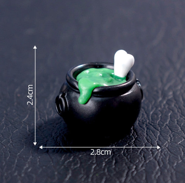 5X Halloween Mini Figurine Resin Sculpture Holiday Gift Ornament Cute Miniature