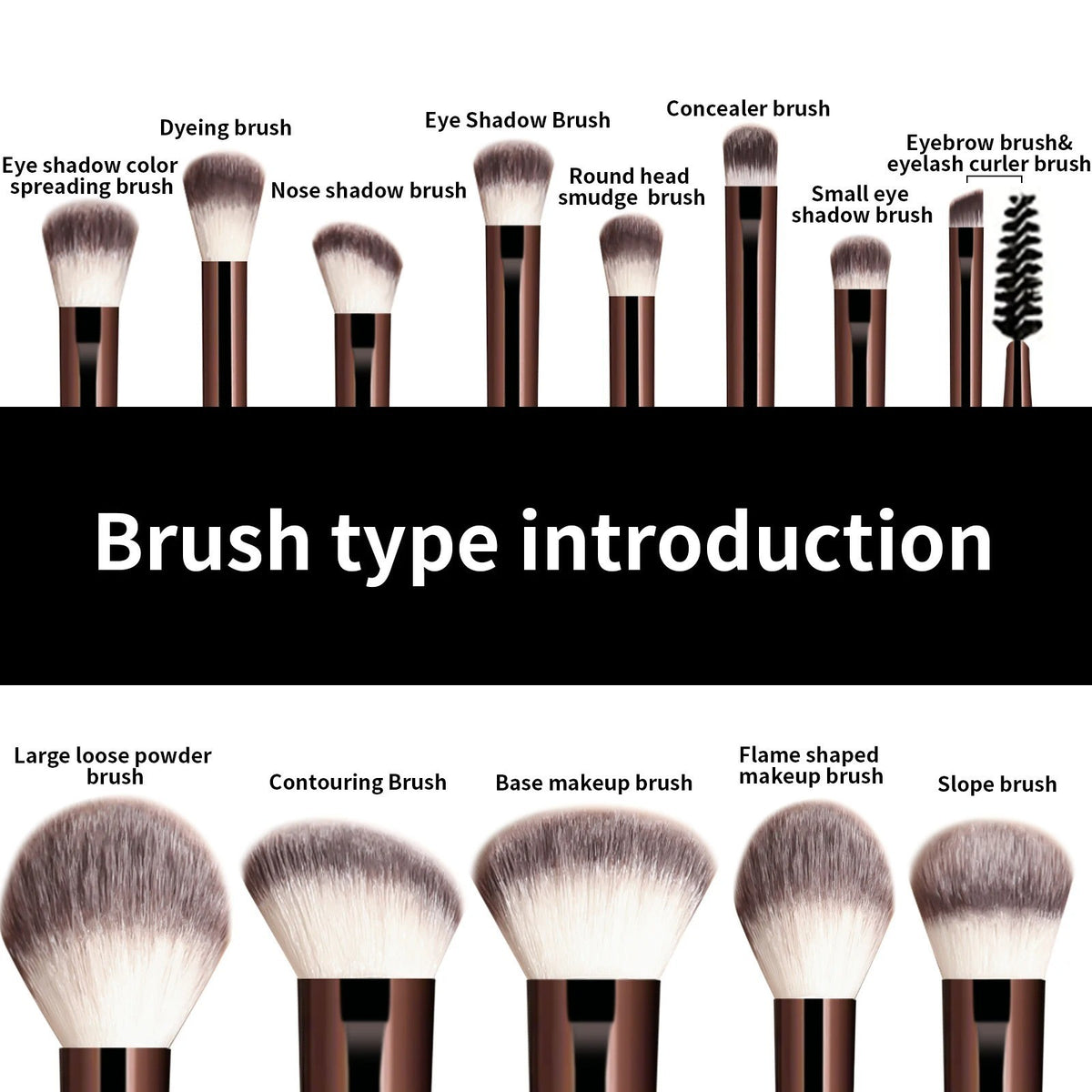 13 Pcs/ Set Makeup Brush Kit Real Techniques Naturale Foundation Powders UK