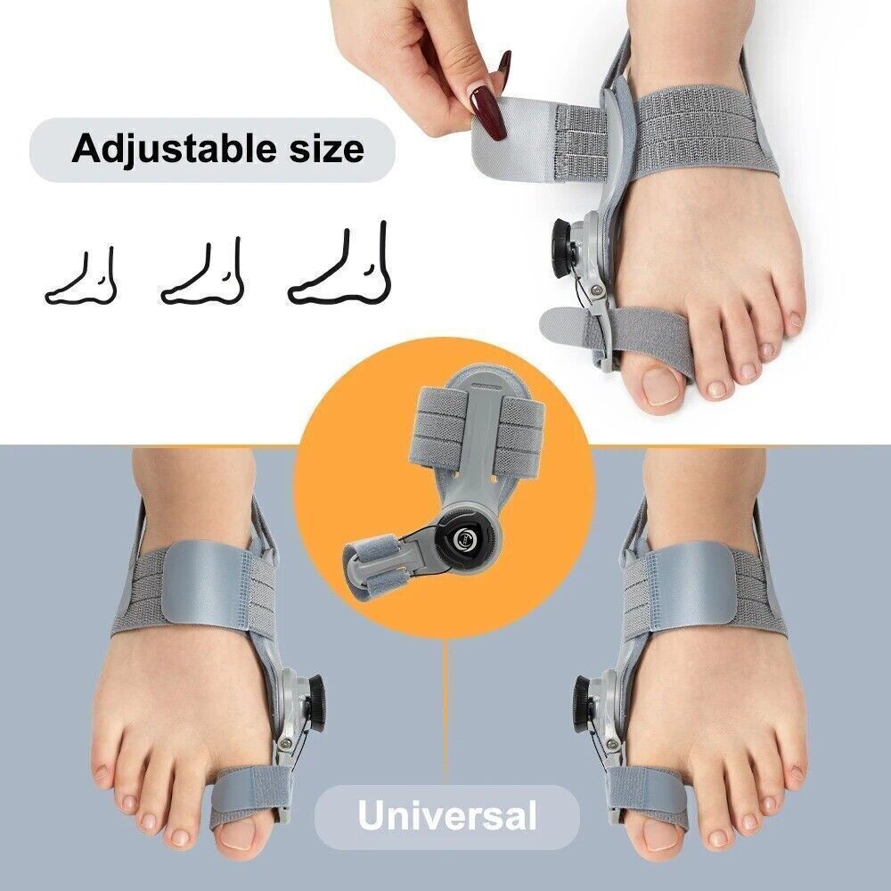Orthopedic Toe Bunion Corrector Straightener Splint Support Flexible Strap UK