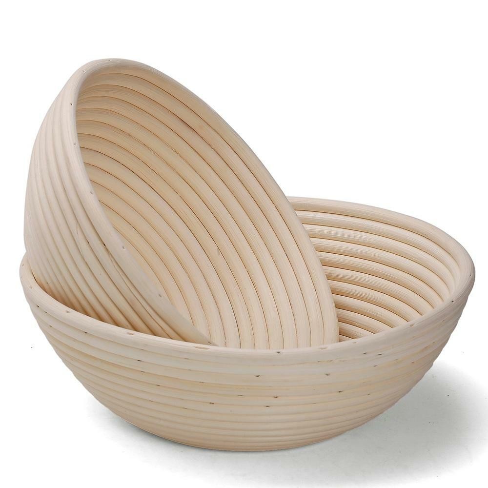 Oval Round Banneton Bread Proofing Proving Basket Storage Hamper Trays Tool S-XL