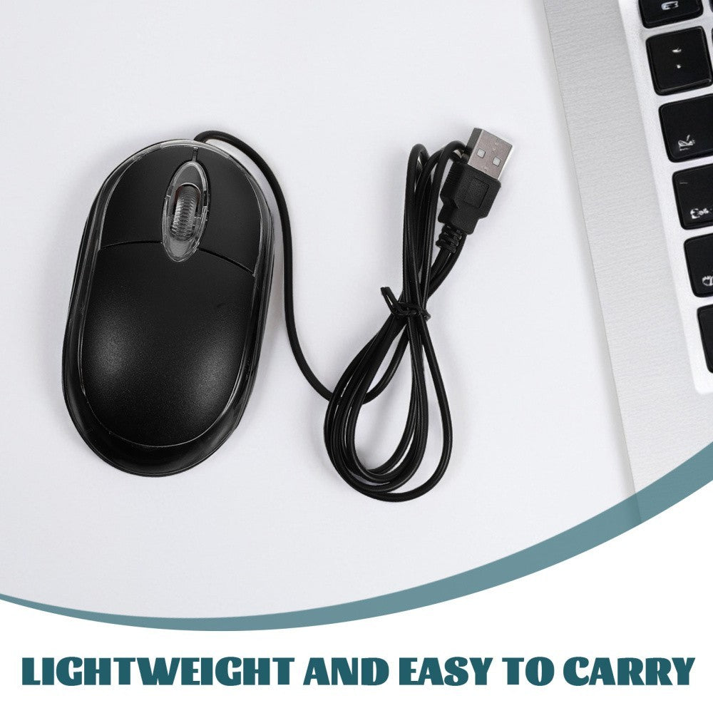 Computer Mouse Usb with  Long Cable Professional Office High Precision