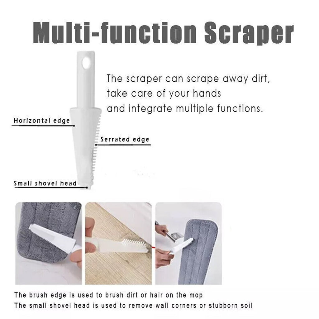 Floor Cleaning Spray Mop 350ml Bottle Tank & 5 Washable Microfibre Mop Pads