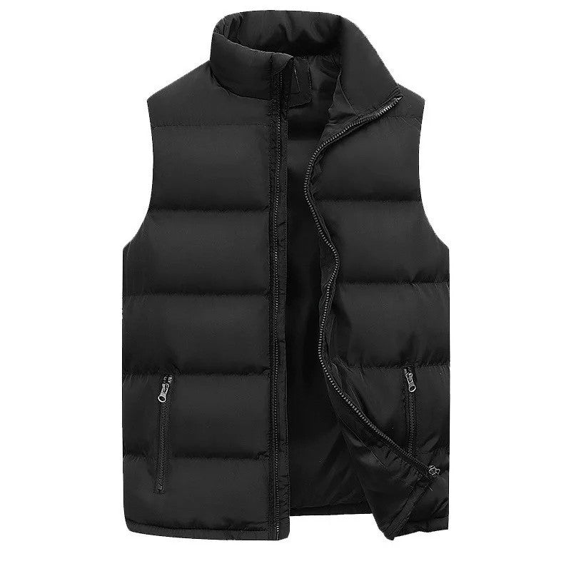 Mens Winter Body Warmer Gillet Waistcoat Padded Quilted Sleeveless Coat Tank Top