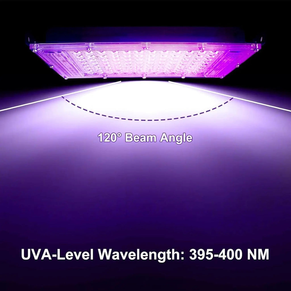 USB 100W purple light 395nm UV curing lamp fluorescent detection lamp shado