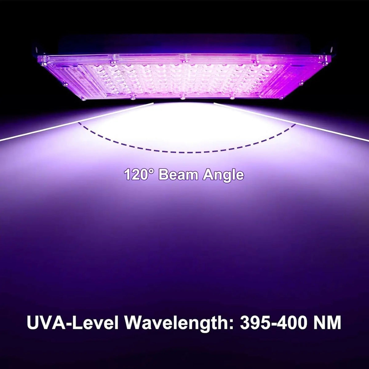 USB 100W purple light 395nm UV curing lamp fluorescent detection lamp shado