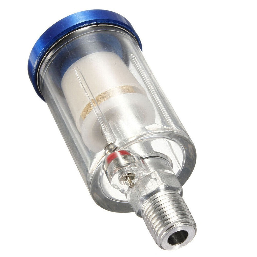 8pcs Spray Paint Gun 1/4'' BSP Mini in Line Air Filter Moisture Water Trap Kit