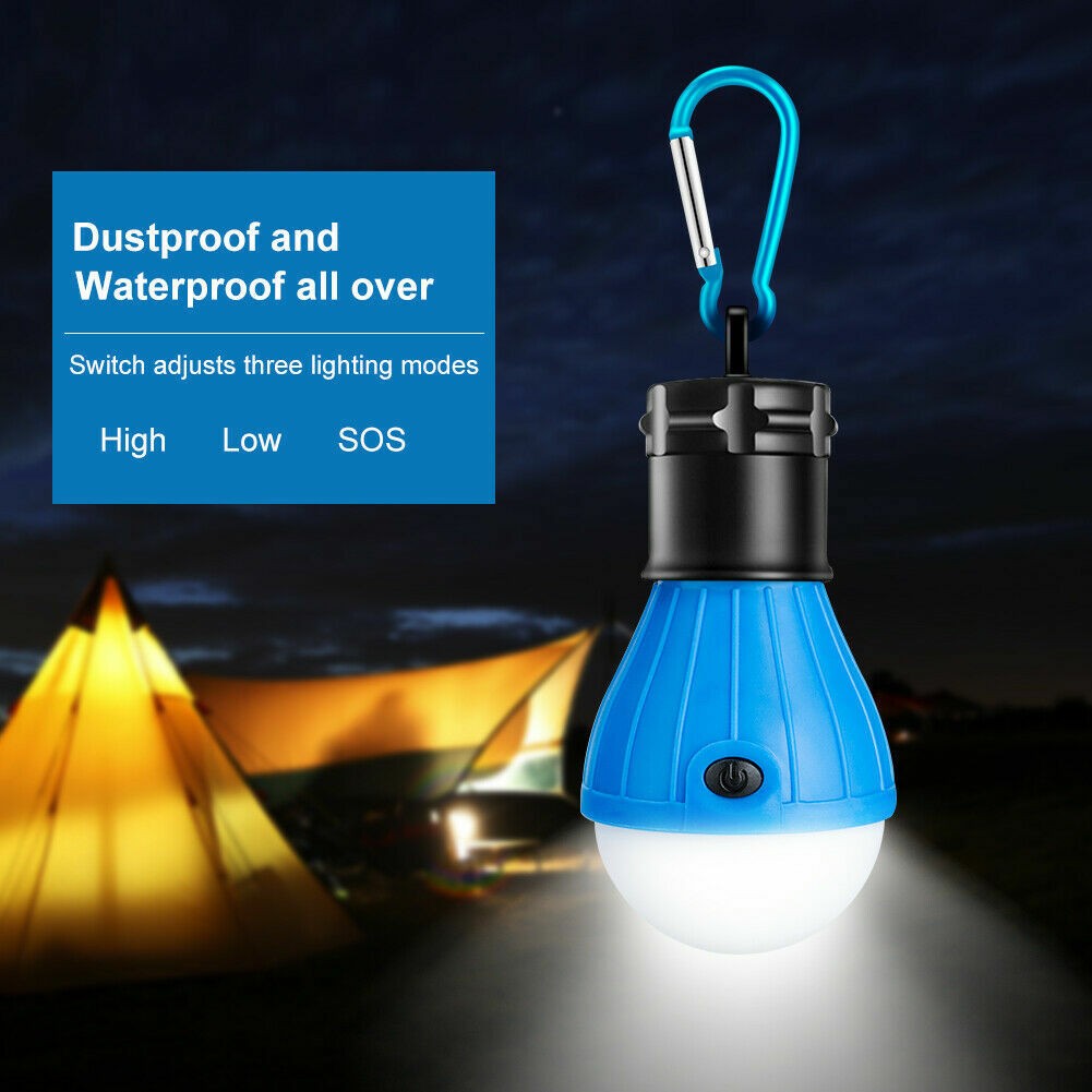 LED Camping Tent Light Bulb Outdoor Hanging Bright Lantern Light