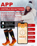 Electric Heated Socks Rechargeable W/ 10000mAh Battery Unisex Winter Foot Warmer