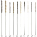 10pcs Wire Bore Brushes Stainless Steel Wire Brushes Pipe Hole Cleaning Brush