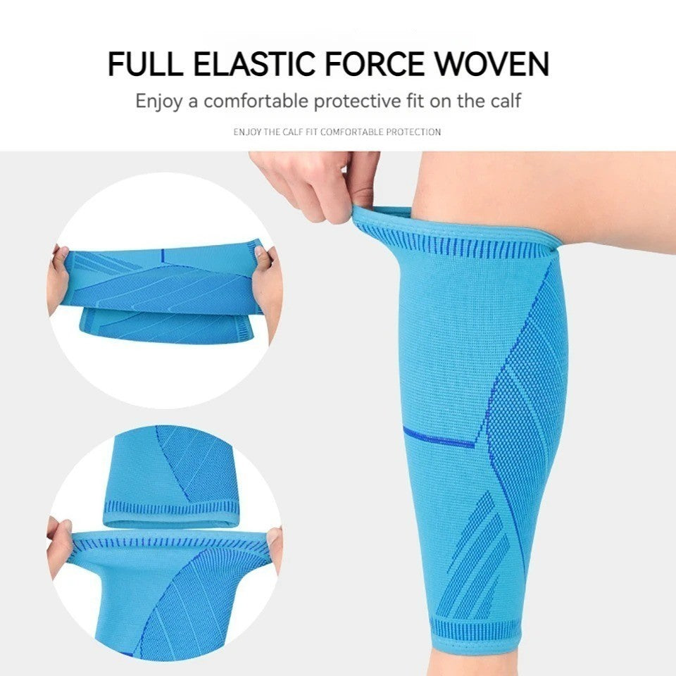 1 pair Elastic Calf  Compression Sleeves Running Leg Pain Shin Splints Men Women