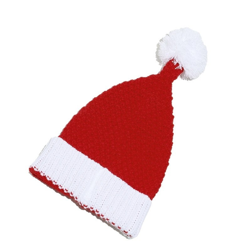 Knitted Gloves Head Wrap Scarf Soft Thicken Neck Warmer for Christmas Wear
