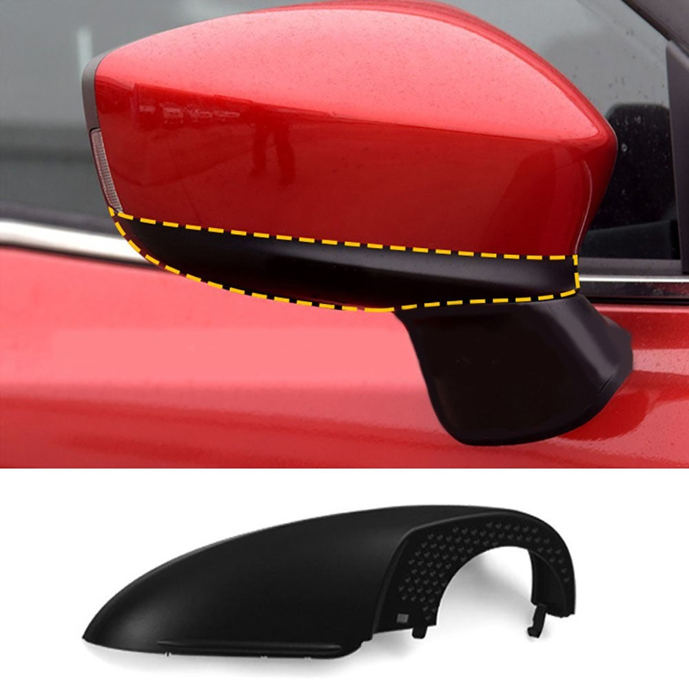 1 × Front Right Rear Mirror Base Plate Cover Replace For Mazda 3 Axela 2014-2016