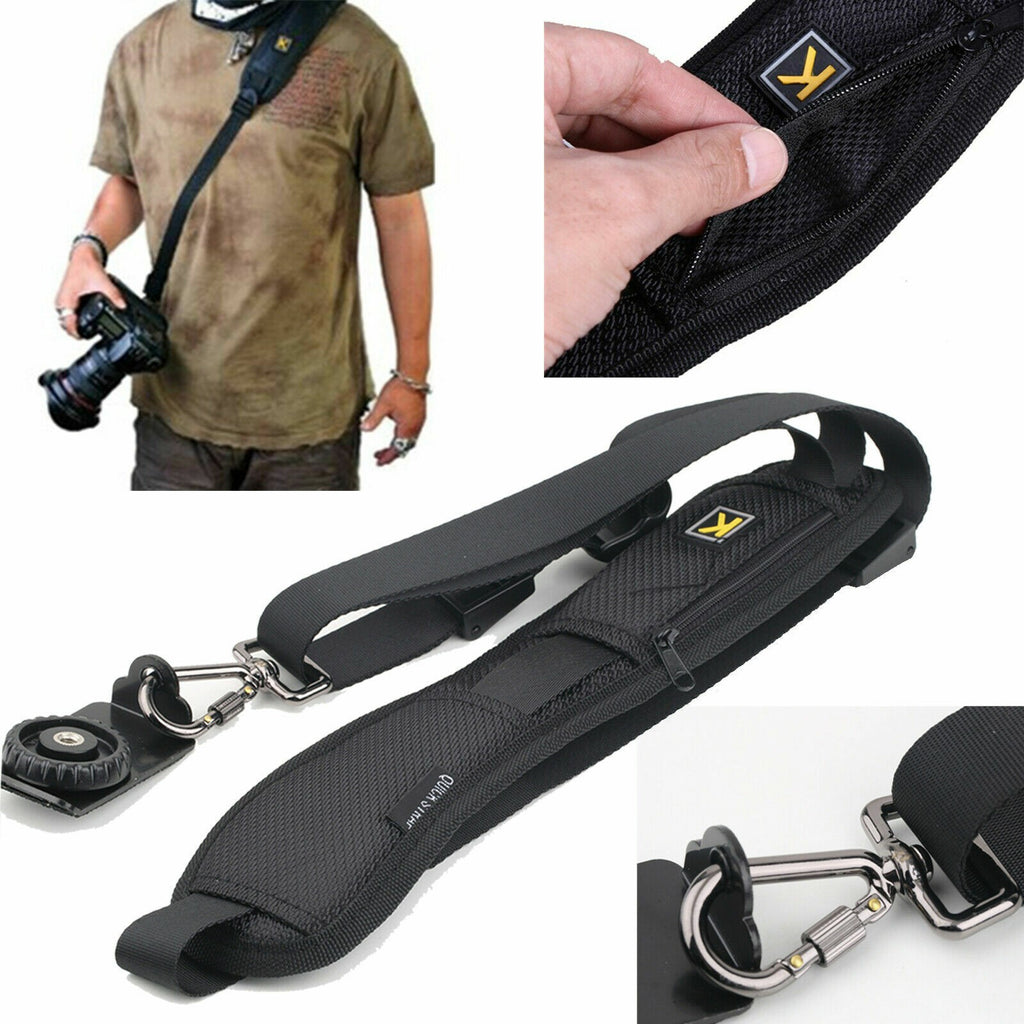Quick Sling Camera Single Shoulder Belt Strap SLR DSLR Cameras Canon Sony Nikon