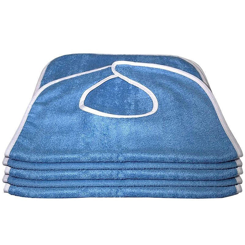 4pcs Bibs for adults woman men eating bibs aprons long for the elderly seniors