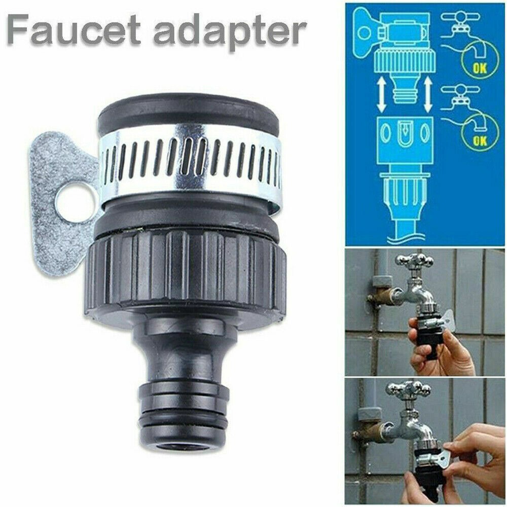Universal Kitchen Mixer Tap To Garden Hose Pipe Connector Adapter Indoor Tool UK