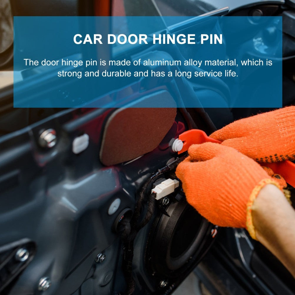 4pcs Car Door Hinge Pin Repair Kit Auto Door Hinge Replacement Set