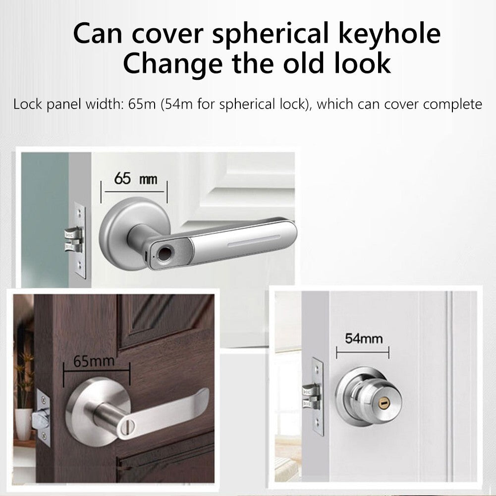 Smart Fingerprint Door Lock Security Electronic Door Lock Biometric Door Handle