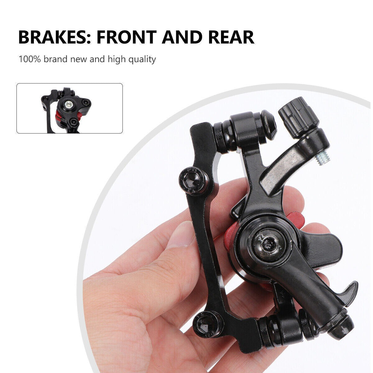 Pair Bike Disc Brake Caliper Mountain Bicycle Front Rear Rotor Disc Caliper Set