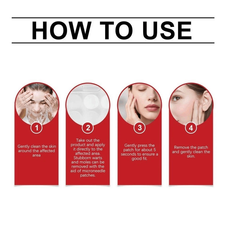 BOX MICRONEEDLE BOTANIC Skin Tag & Acne Patch 9 Pcs Skin Tag Remover Patches