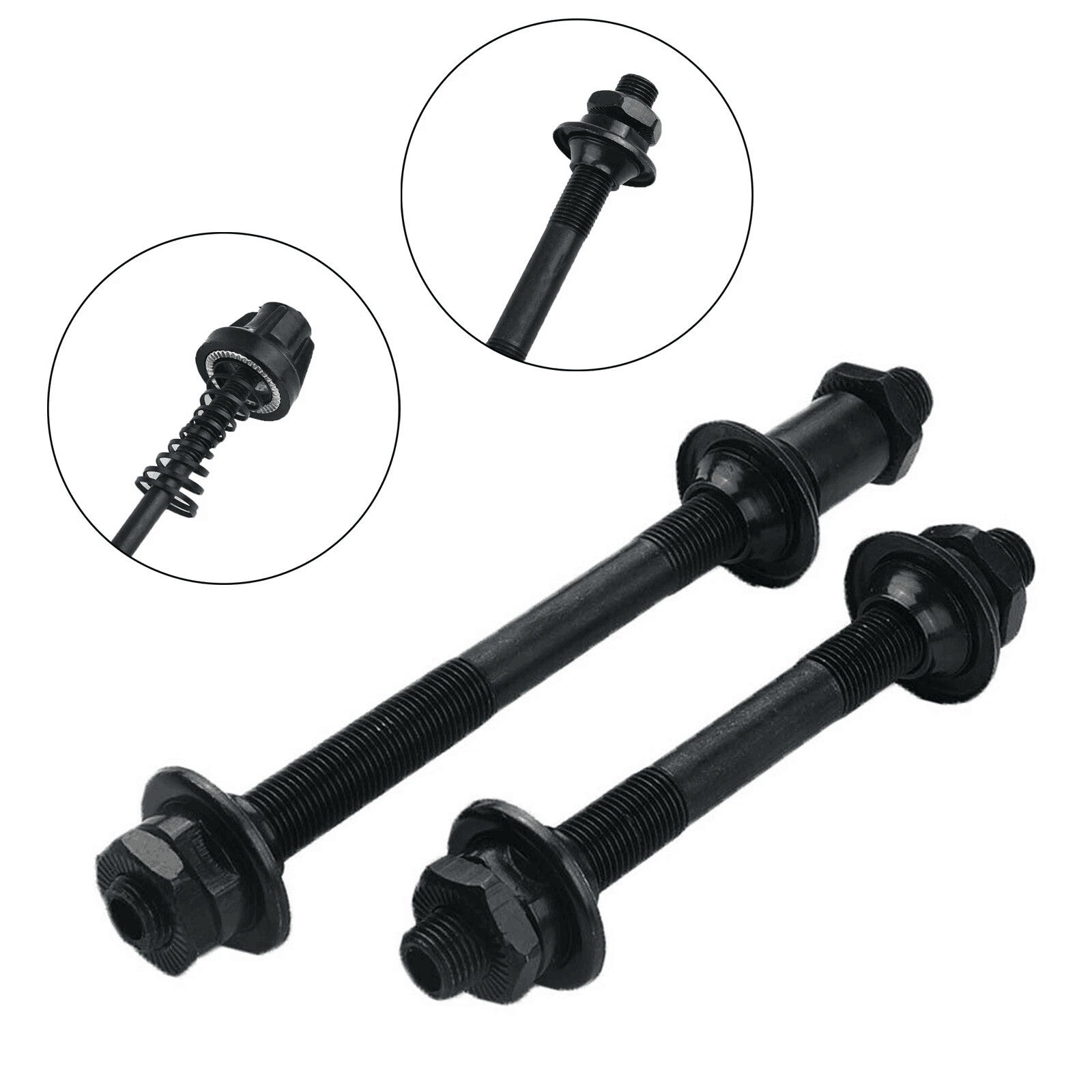 Bicycle Bike Wheel Axle/Cycle Spindle Front Or Rear Hollow Solid Quick-Release