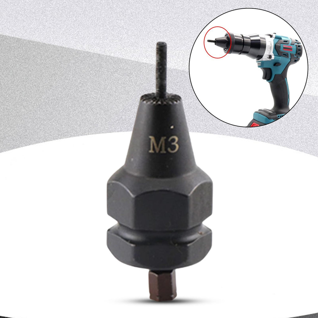 Cordless Rivet Nut Gun Pull Female Head M3 to M12 Riveting Tool Rivet Nut Insert