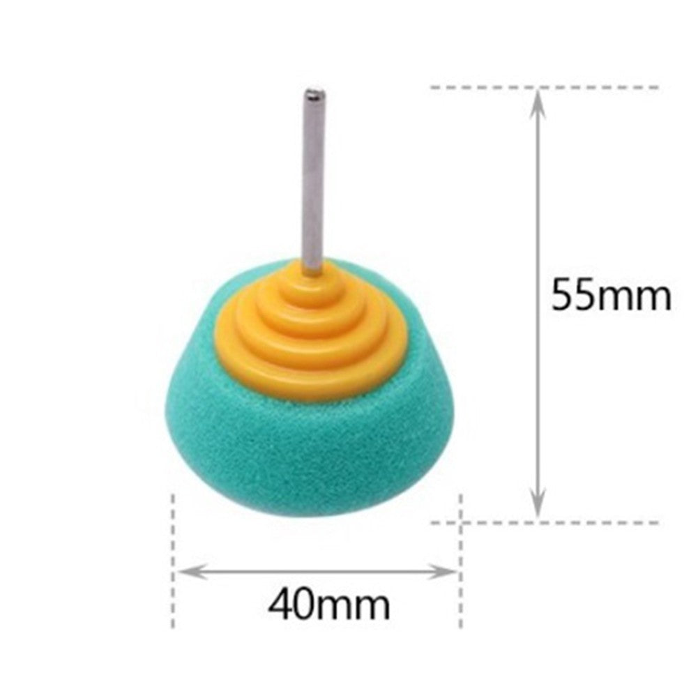Foam Drill Polishing Pads Buffing Wheel 3mm Shank Diameter 40mm Diameter