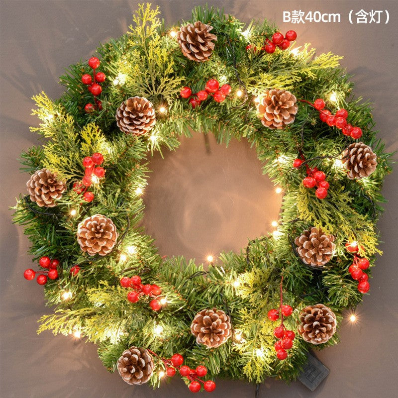 Luxury  Artificial Wreath Christmas Wreath For Front Door Garland