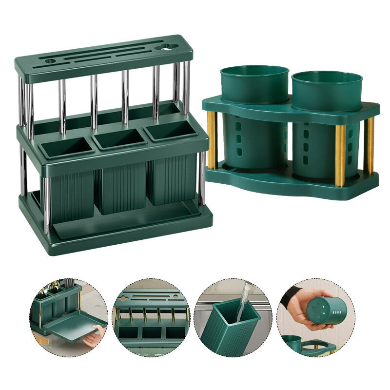 Kitchen Cutlery Holder Spoon Fork Chopstick Storage Rack Utensils Organizer Box