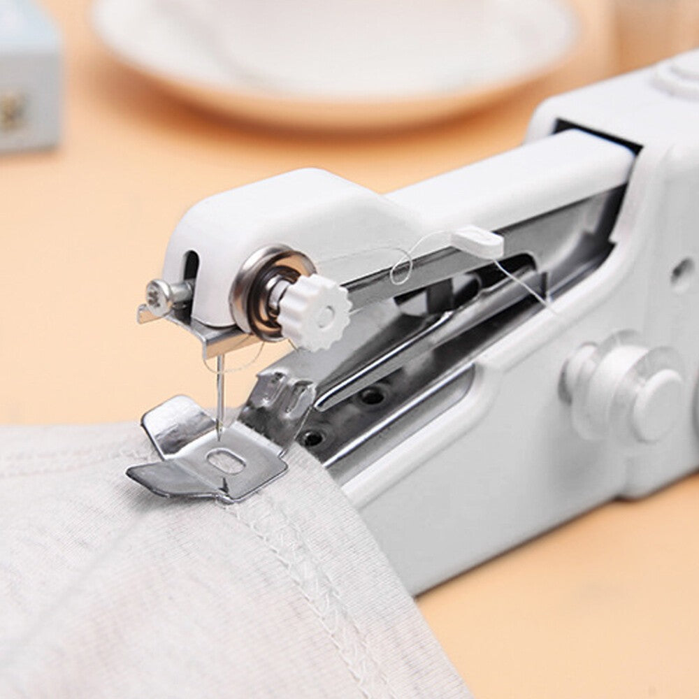 Mini Handheld Cordless Sewing Machine Hand Held Thread Stitch Clothes Portable