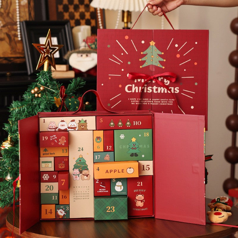 Create Your Own Christmas Surprise Calendar 24 Days DIY Fillable Advent Gift Box