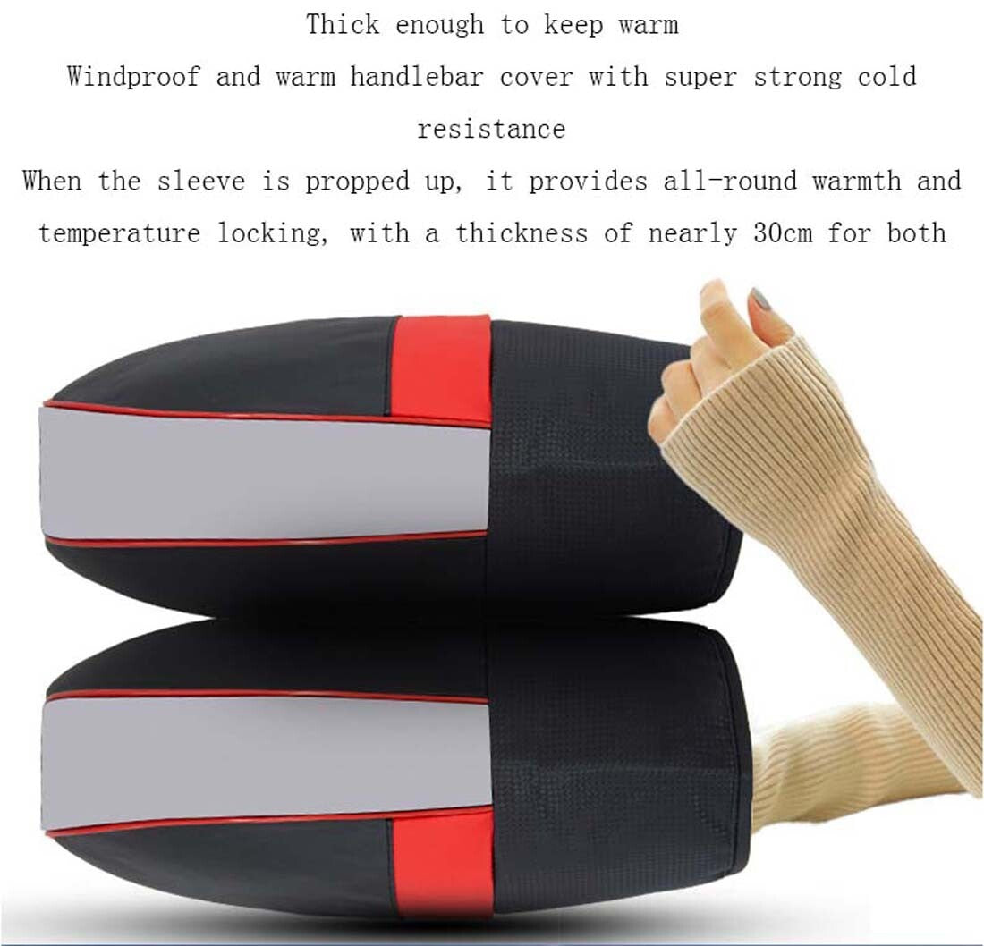 Handlebar Hand Muffs Warmer Winter for Motorcycle Scooter Bike Gloves Durable