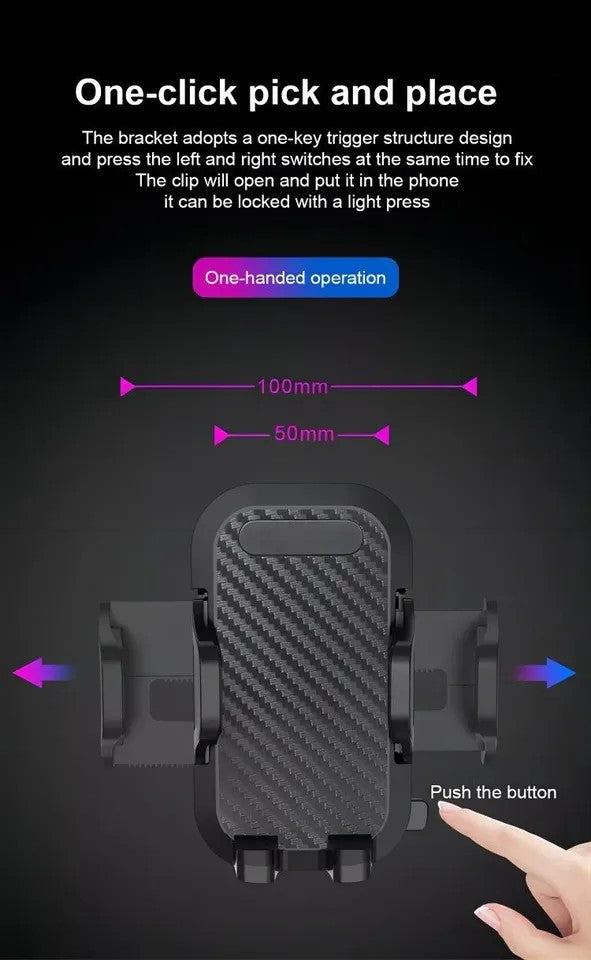 Car Phone Holder Universal Mount Mobile iPhone Windscreen Dashboard or Air Vent