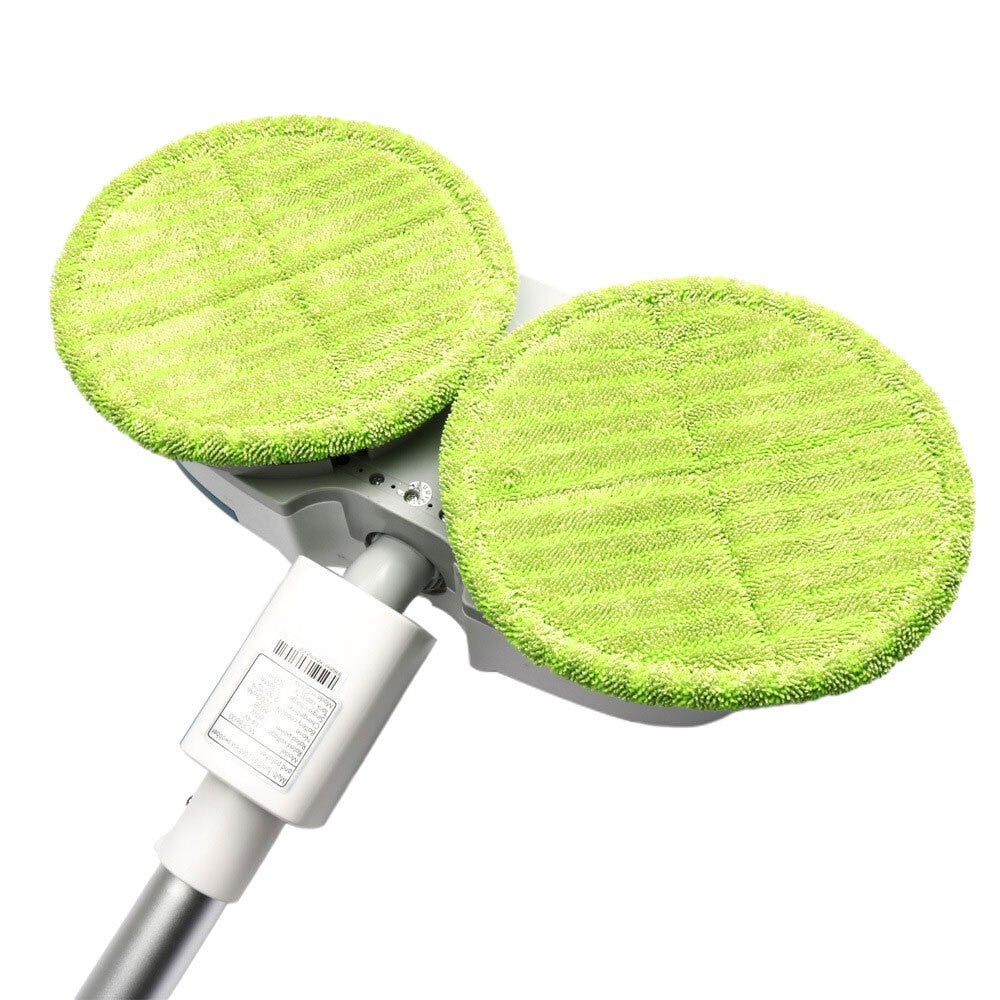 Cordless Electric Spin Mop Rechargeable Floor Cleaner Scrubber With Pads