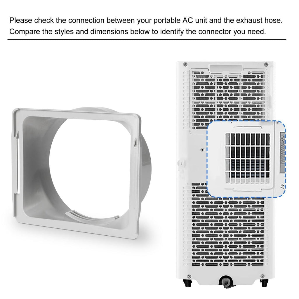 Air Conditioner Exhaust Hose Connector Portable Exhaust Duct Interface