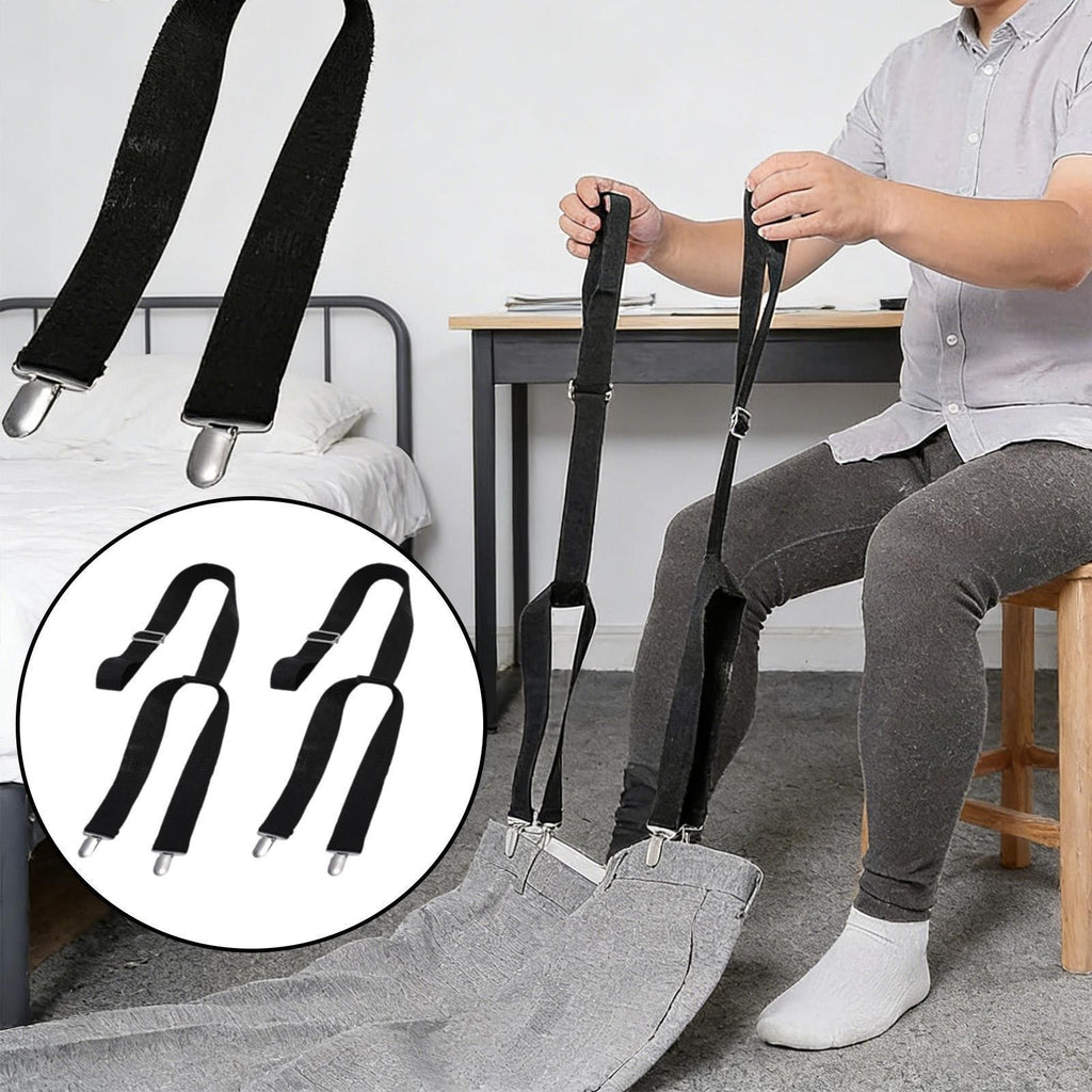 Metal Clip and Pull Dressing Aid Pants Helper Portable Trousers Puller for