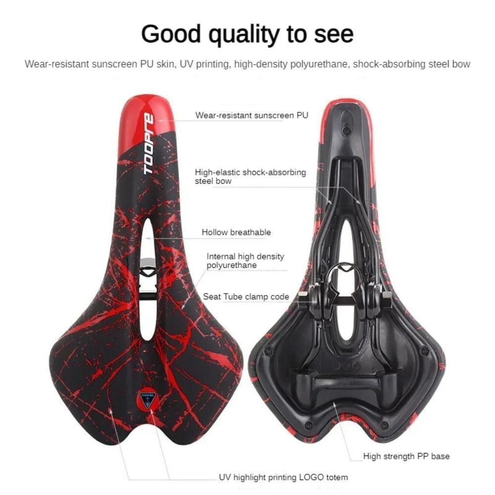 Gel Filled Bicycle Saddle Comfortable Mountain Road Bike Seat Soft MTB Seat