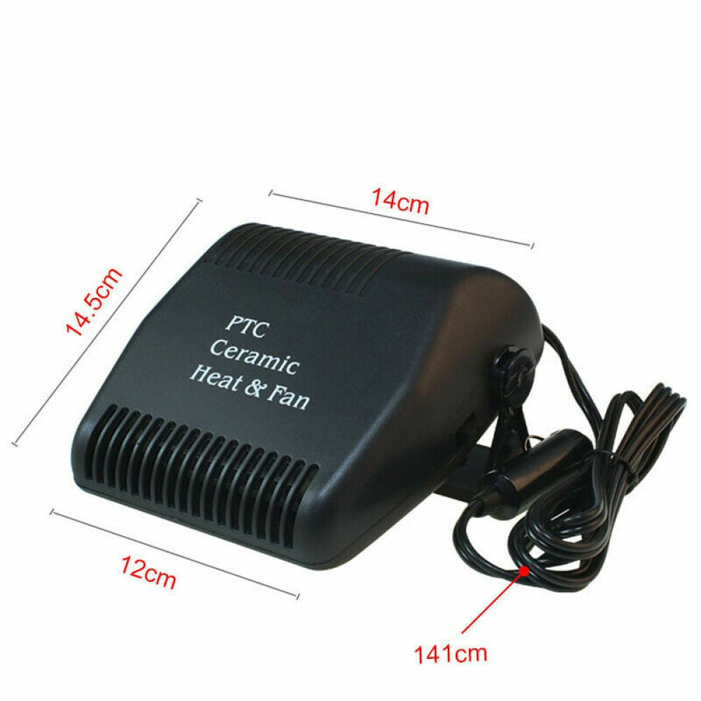 12V 150W Car Auto Heater Cooler Dryer Demister Defroster 2 in 1Hot Warm Fan Van