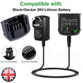 14.4V 18V 20V Battery Charger Lithium-Ion Replacement for Black & Decker LBXR20