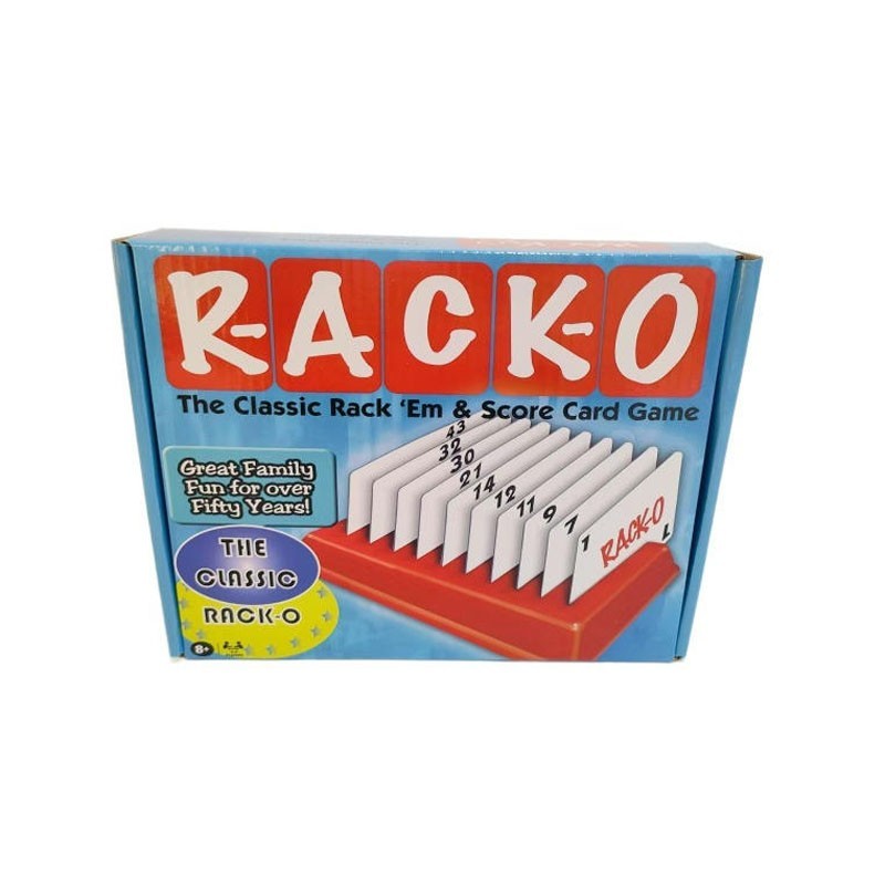 RACK-O Card Game - Family Game Night Kids 8+ & Adults - Retro Classic