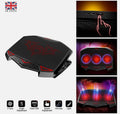 Quiet Laptop Cooler 3 Powerful Fans Gaming Cooling Mat Pad Stand Tilt 12-17" UK