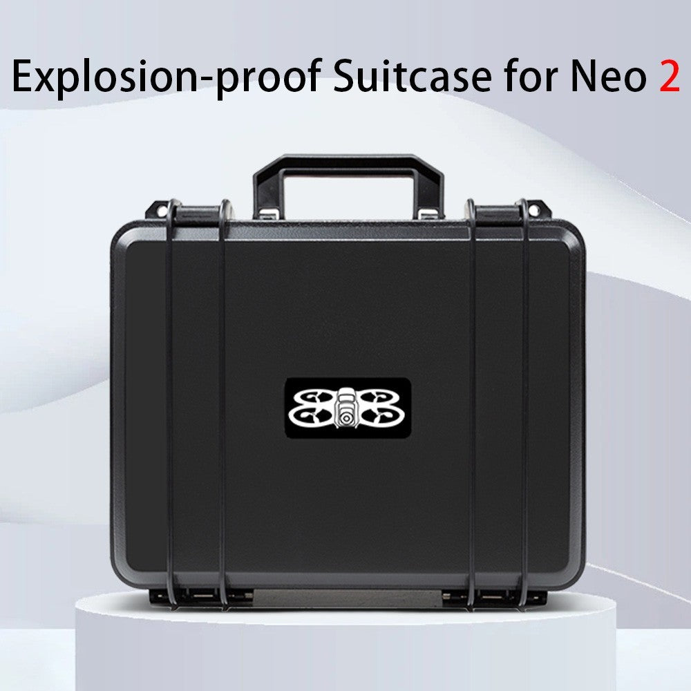 Hard Shell Suitcase Carrying Case Storage Bag For DJI Neo 2 Drone & DJI RC-N3
