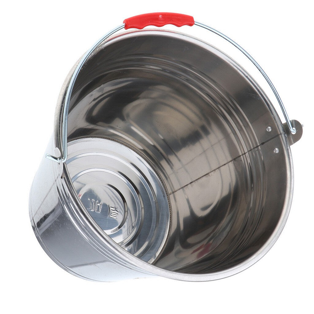 Stainless Steel Multi Use Bucket Water Milk Storage Carry Container Pail 20L